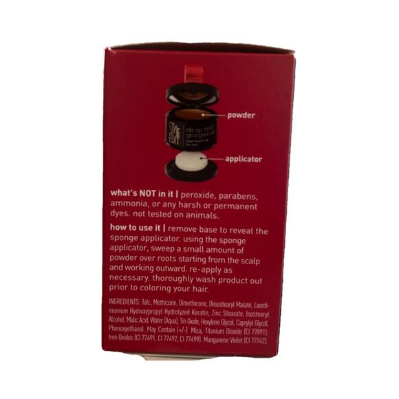 Style Edit Drop Red Gorgeous Root Touch Up Binding Powder Medium Red .13oz NIB - Picture 2 of 3